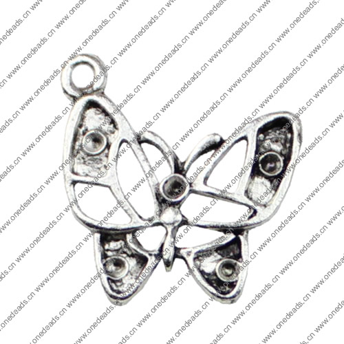 Pendant. Fashion Zinc Alloy jewelry findings. Animal 20x23mm. Sold by KG