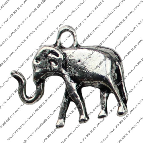 Pendant. Fashion Zinc Alloy jewelry findings. Animal 23x19mm. Sold by KG