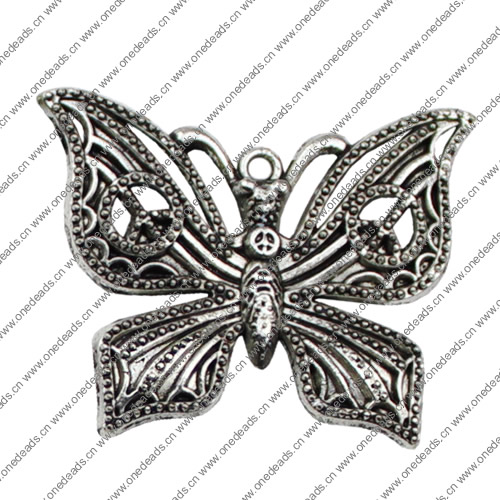 Pendant. Fashion Zinc Alloy jewelry findings. Animal 36.5x29mm. Sold by KG