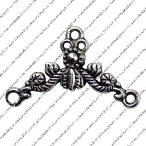 Connector. Fashion Zinc Alloy Jewelry Findings. 26x14mm. Sold by KG  