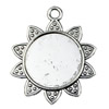 Zinc Alloy Cabochon Settings. Fashion Jewelry Findings.45x37mm Inner dia 25mm. Sold by KG
