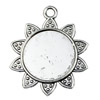 Zinc Alloy Cabochon Settings. Fashion Jewelry Findings.45x37mm Inner dia 25mm. Sold by KG