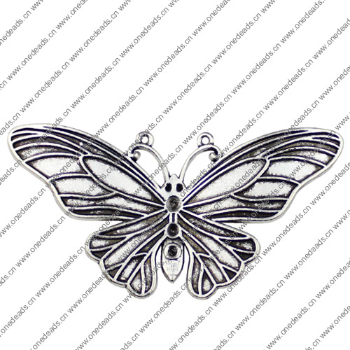 Pendant. Fashion Zinc Alloy jewelry findings. Animal 75x40mm. Sold by KG