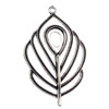 Pendant. Fashion Zinc Alloy jewelry findings. 61x39mm. Sold by KG
