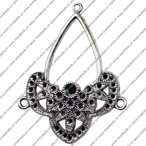 Connector. Fashion Zinc Alloy Jewelry Findings.52x41mm. Sold by KG  