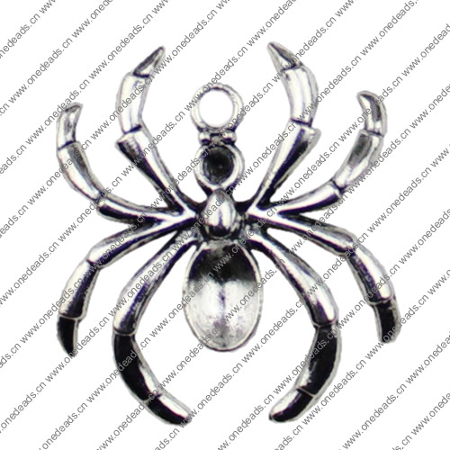 Pendant. Fashion Zinc Alloy jewelry findings. Animal 22x31mm. Sold by KG