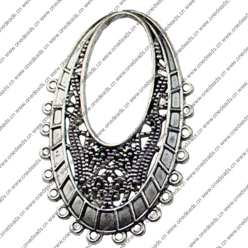 Connector. Fashion Zinc Alloy Jewelry Findings.52x33.5mm. Sold by KG  