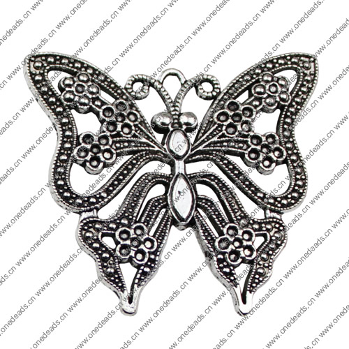 Pendant. Fashion Zinc Alloy jewelry findings. Animal 50x56mm. Sold by KG