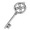 Pendant. Fashion Zinc Alloy jewelry findings. Key 70x25mm. Sold by KG