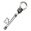 Pendant. Fashion Zinc Alloy jewelry findings. Key 34x8mm. Sold by KG
