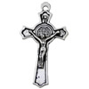 Pendant. Fashion Zinc Alloy jewelry findings.Cross 51x27mm. Sold by KG