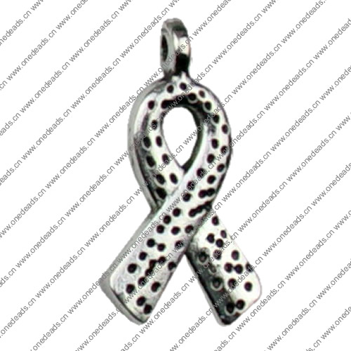 Pendant. Fashion Zinc Alloy jewelry findings.20x10mm. Sold by KG