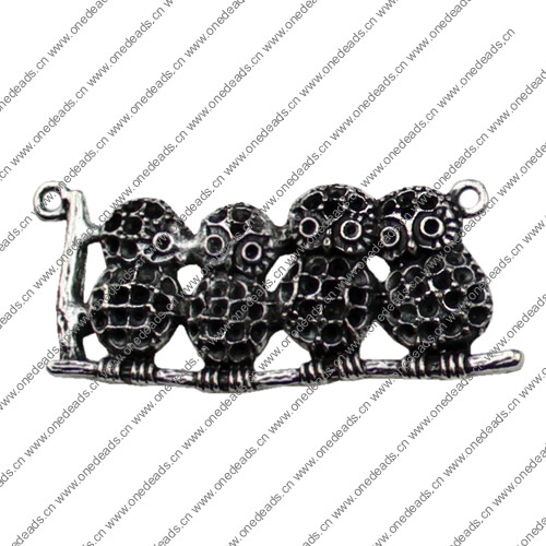 Connector. Fashion Zinc Alloy Jewelry Findings.Animal 42x19.5mm. Sold by KG  