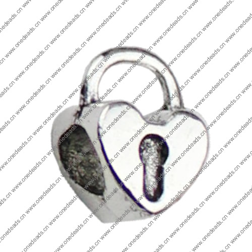 Europenan style Beads. Fashion jewelry findings.12x10mm, Hole size:5mm. Sold by KG