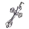 Pendant. Fashion Zinc Alloy jewelry findings.Cross 28x50mm. Sold by KG