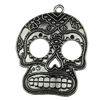 Pendant. Fashion Zinc Alloy jewelry findings.Skeleton 40x50mm. Sold by KG