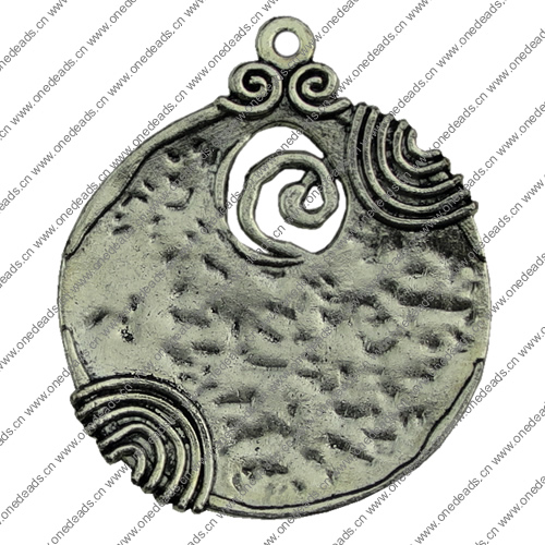 Pendant. Fashion Zinc Alloy jewelry findings.44x52mm. Sold by KG