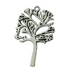 Pendant. Fashion Zinc Alloy jewelry findings.Tree 30x45mm. Sold by KG