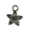 Pendant. Fashion Zinc Alloy jewelry findings.Flower 10x13mm. Sold by KG
