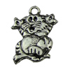 Pendant. Fashion Zinc Alloy jewelry findings.Animal 13x17mm. Sold by KG
