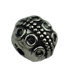 Beads. Fashion Zinc Alloy jewelry findings.8x10mm. Hole size:2mm. Sold by KG
