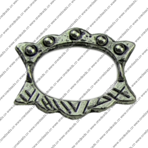 Beads. Fashion Zinc Alloy jewelry findings.15x12mm. Hole size:1mm. Sold by KG