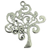 Pendant. Fashion Zinc Alloy jewelry findings.Tree 30x40mm. Sold by KG
