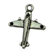 Pendant. Fashion Zinc Alloy jewelry findings.Airplane 16x20mm. Sold by KG
