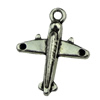 Pendant. Fashion Zinc Alloy jewelry findings.Airplane 16x20mm. Sold by KG