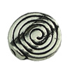Beads. Fashion Zinc Alloy jewelry findings.11x11mm. Hole size:1mm. Sold by KG
