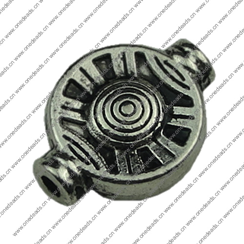 Beads. Fashion Zinc Alloy jewelry findings.15x11mm. Hole size:1mm. Sold by KG