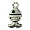 Pendant. Fashion Zinc Alloy jewelry findings.Animal 10x20mm. Sold by KG
