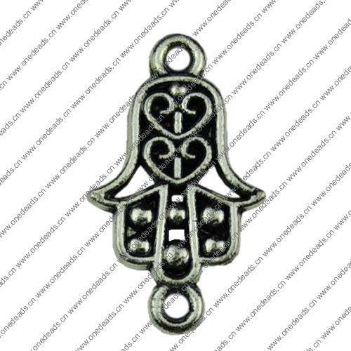 Pendant. Fashion Zinc Alloy jewelry findings.Hand 12x22mm. Sold by KG