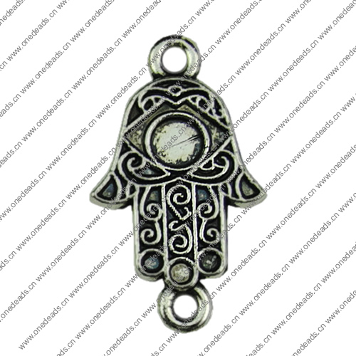 Pendant. Fashion Zinc Alloy jewelry findings.Hand 13x22mm. Sold by KG