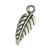 Pendant. Fashion Zinc Alloy jewelry findings.Leaf 7x20mm. Sold by KG
