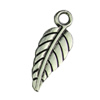 Pendant. Fashion Zinc Alloy jewelry findings.Leaf 7x20mm. Sold by KG