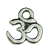 Pendant. Fashion Zinc Alloy jewelry findings.10x10mm. Sold by KG
