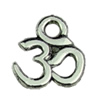 Pendant. Fashion Zinc Alloy jewelry findings.10x10mm. Sold by KG