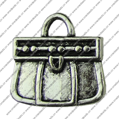 Pendant. Fashion Zinc Alloy jewelry findings.Wrap 17x17mm. Sold by KG
