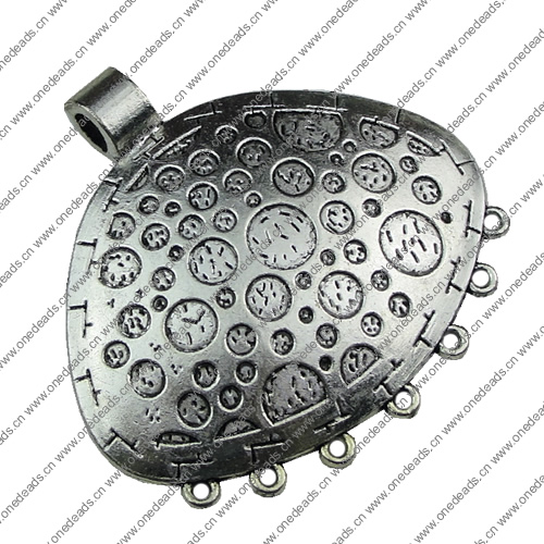 Connector. Fashion Zinc Alloy Jewelry Findings.58x55mm. Sold by KG  