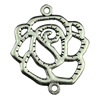 Connector. Fashion Zinc Alloy Jewelry Findings.Flower 35x42mm. Sold by KG  
