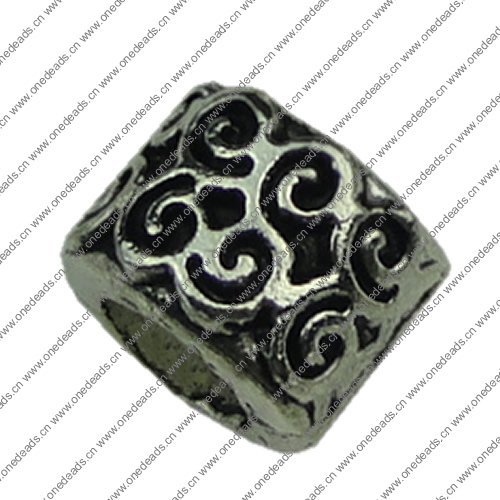 Europenan style Beads. Fashion jewelry findings.9x7mm, Hole size:5mm. Sold by KG 