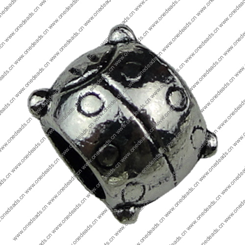 Europenan style Beads. Fashion jewelry findings.7x10mm, Hole size:5mm. Sold by KG 