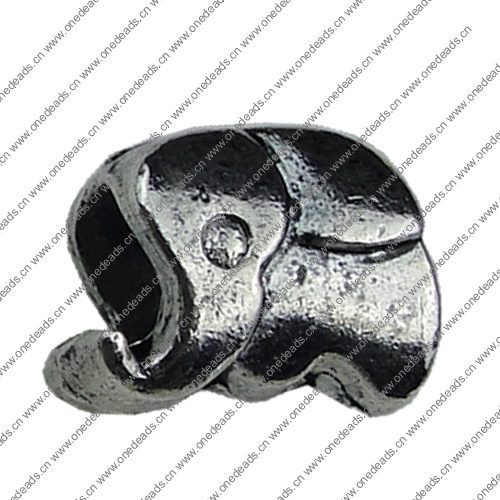 Europenan style Beads. Fashion jewelry findings.10x18mm, Hole size:4.6mm. Sold by KG 