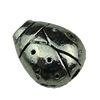 Beads. Fashion Zinc Alloy jewelry findings.11x10mm. Hole size:2mm. Sold by KG