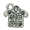 Pendant. Fashion Zinc Alloy jewelry findings.Clothing 15x15mm. Sold by KG
