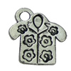 Pendant. Fashion Zinc Alloy jewelry findings.Clothing 15x15mm. Sold by KG