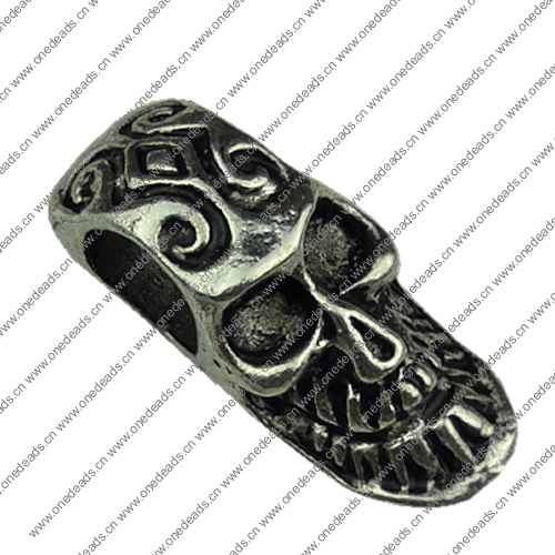 Europenan style Beads. Fashion jewelry findings.10x18mm, Hole size:7mm. Sold by KG 