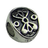 Europenan style Beads. Fashion jewelry findings.8x11mm, Hole size:4.5mm. Sold by KG 