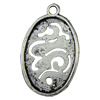 Pendant. Fashion Zinc Alloy jewelry findings.16x25mm. Sold by KG
